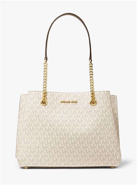 teagan large logo shoulder bag michael kors|teagan logo shoulder bag.